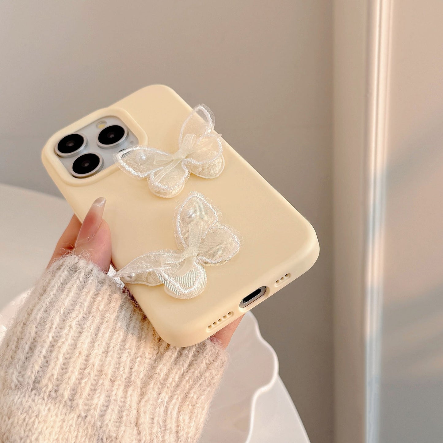Lace Butterfly Phone Case